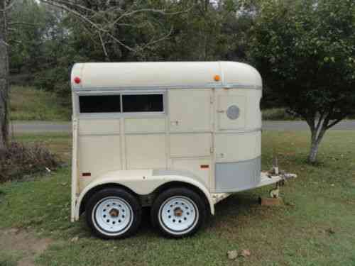 W-w Trailer (1995) 11 Foot 2 Horse Bumper Pull Horse: Vans, SUVs, and ...