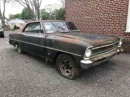 Chevrolet Nova Coupe Black Rwd Automatic Chevy Ii: Used Classic Cars