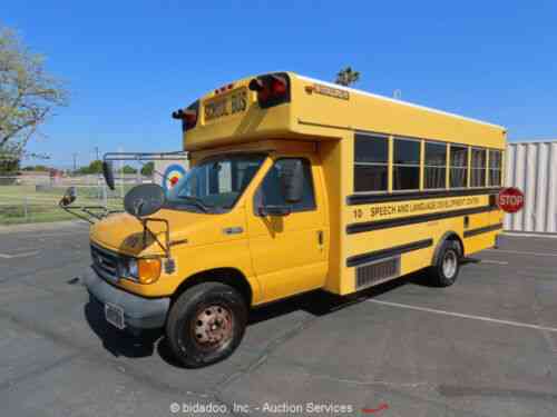 Ford E-450 24 Passenger Collins School Bus: Vans, SUVs, and Trucks Cars