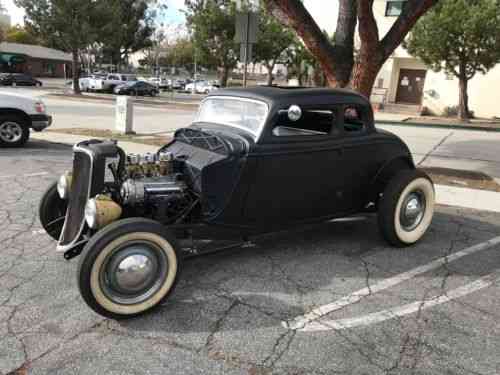 Ford Chopped Hot Rod Model 40 1933 Ford 5 Window Coupe Used Classic Cars