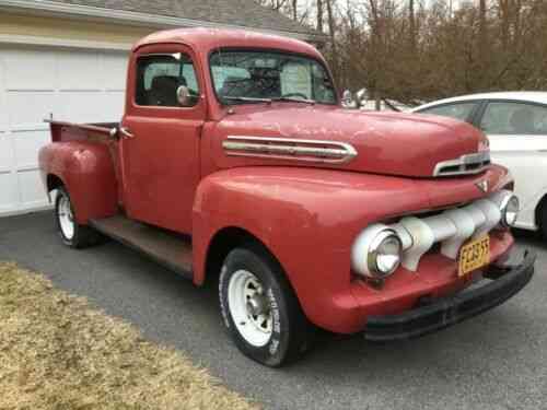 Antique Ford F1 Pickup 1951 Flathead V8 Extra Parts This