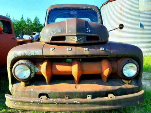 Ford F 2 Truck 1952 Hot Rod Rat Rod Project For Parts Cool