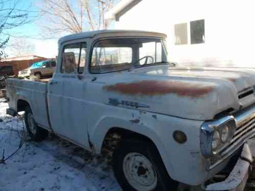 Ford F 100 Custom Cab 1960 Ford F100 Custom Cab Big Window