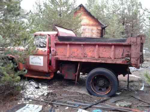 Ford F600 1962 Im Trying To Sell A Old Ford Dump Truck Vans Suvs And Trucks Cars