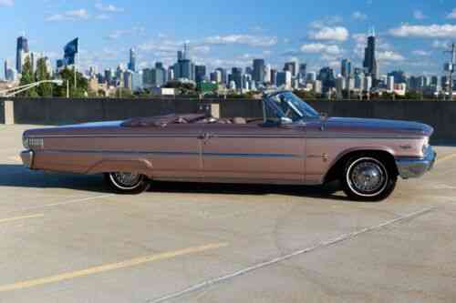 1 2 Ford Galaxie 500 Xl Convertible Pink Champagne 1963 1 2 Used Classic Cars