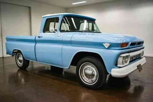 Gmc C10 60003 Miles Baby Blue Pickup Truck 305 V6 3 Speed Used Classic Cars