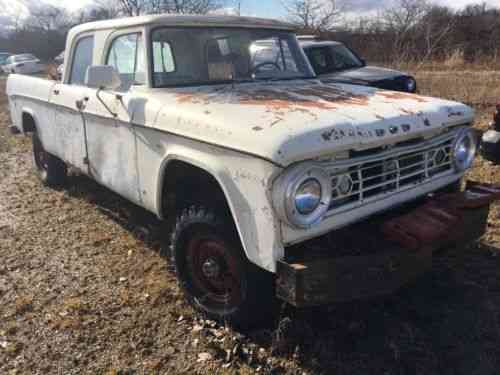 Dodge Power Wagon (1966) Dodge W200 4wd Crew Cab: Used Classic Cars