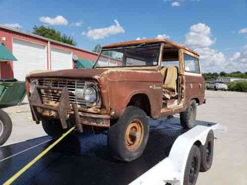 Ford Bronco 1966 Your Bidding On A U14 Half Cab Bronco Does Used Classic Cars