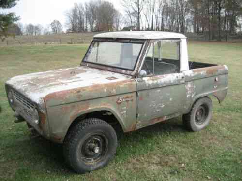 Ford Bronco U14 Project 1966 Ford Bronco U14 Project U14 Used Classic Cars