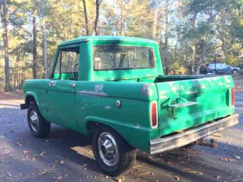 U14 Ford Bronco Half Cab 1966 Uncut Half Cab Ford Bronco Used Classic Cars