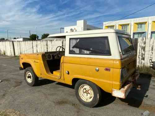 Rare 1st Year U13 Bronco Roadster Extremely Rare First Year Used Classic Cars