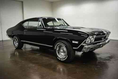 Chevrolet Chevelle Ss 396 4416 Miles Black Coupe 396 Big Block Used Classic Cars