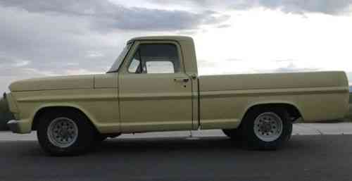 Ford F 100 Ford F100 Shortbed Truck 1968 Ford F100 Short Bed Used Classic Cars