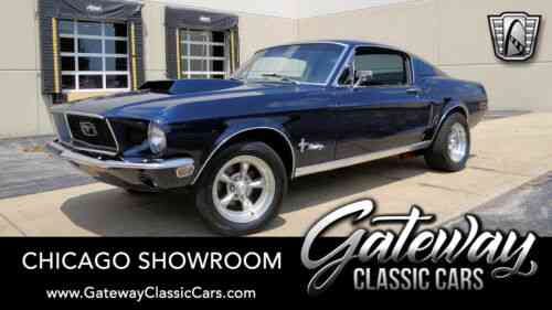 Dark Shadow Blue Metallic 1968 Ford Mustang 351 Ci: Used Classic Cars