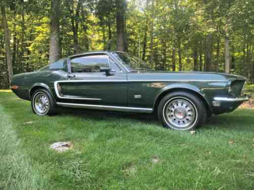 Mustang Fastback Gt J Code 1 Of 1 Build 1968 This Used Classic Cars