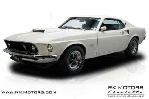 Ford Mustang Boss 429 Wimbledon White Fastback 429 V8 4