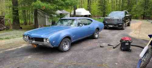 oldsmobile cutlass supreme classic blue rwd automatic 1969 used classic cars oldsmobile cutlass supreme classic blue