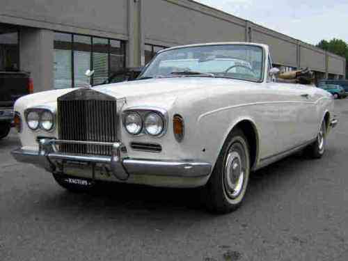 Rolls Royce Corniche Convertible 1969 Rolls Royce Silver Used