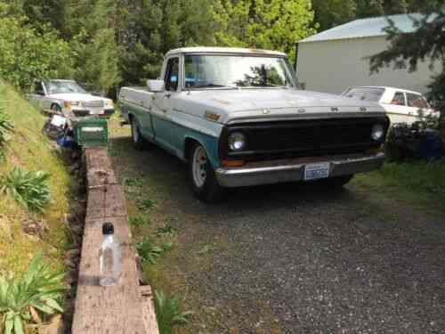 Ford F 250 2wd 360 4 Speed Pickup Truck F250 1970 Runs And