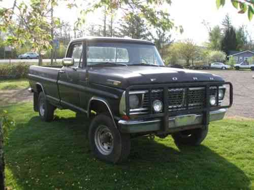 Ford F 250 1970 Ford F250 4wd 34 Ton 390 4 Speed Manual