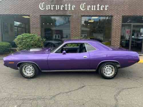 Plymouth Cuda 440 Six Pack Rotosserie Restoration Plum Crazy Used Classic Cars