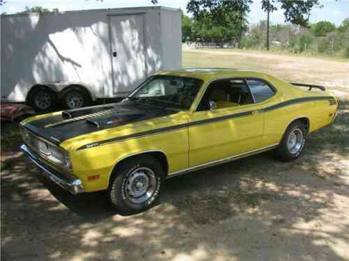 Plymouth Duster 0 Miles Yellow 360 Automatic (1970) ﻿: Used Classic Cars