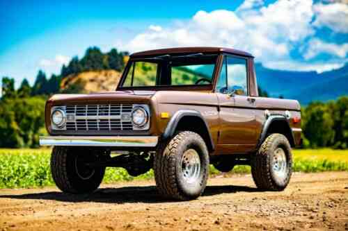 Ford Bronco Half-cab Automatic (1971) Please Feel Free: Used Classic Cars