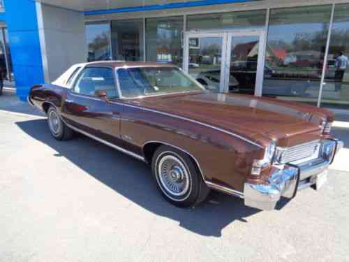 Chevrolet Monte Carlo Landau (1973) Like New One Owner: Used Classic Cars