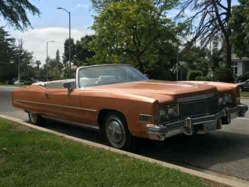 74 cadillac eldorado convertible this is a beautiful iconic used classic cars 74 cadillac eldorado convertible this