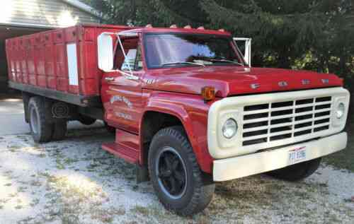 Ford F600 Grain Truck Flat Bed Dump All Original Survivor Used Classic Cars