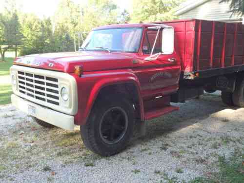 Ford F600 Grain Truck Flat Bed Dump All Original Survivor Used Classic Cars