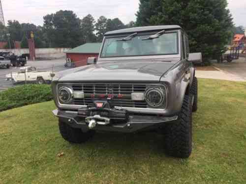 Ford Bronco 1975 Ford Bronco Time Warp Customs Conversion Used Classic Cars
