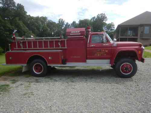 Ford F600 Fire Truck 4x4 1975 Ford Other Condition Is Used Used Classic Cars