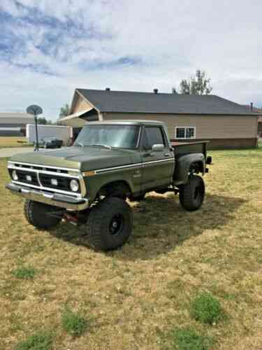 Ford F-100 Ranger 4x4 (1976) 76 Ford F100 Ranger 4 X 4: Used Classic Cars