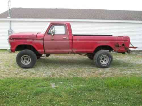 Ford F150 Pickup Truck 4 X 4 Manual Transmission 460 Engine