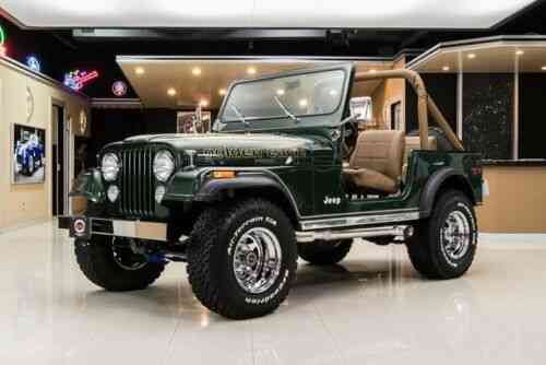 Rotisserie Restored Cj7 Jeep 304ci V8 3 Speed Manual