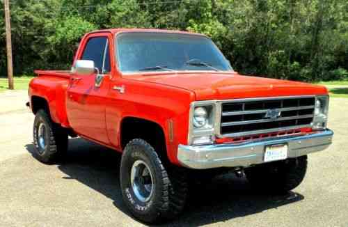 Chevrolet C 10 1500 4x4 Stepside Chevy Truck C10 C K 1979 Used Classic Cars