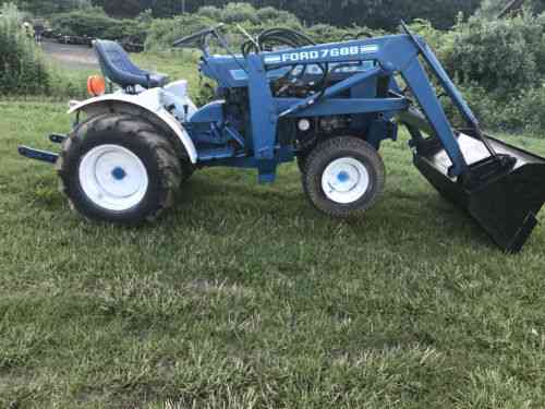 Ford 1980 Ford Tractor With Loader 4x4 3 Cyl Diesel -: Vans, SUVs, and ...