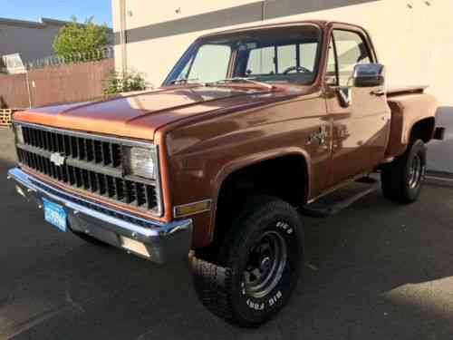 Chevrolet C-10 Cheyenne (1981) Chevy Stepside 4x4: Used Classic Cars