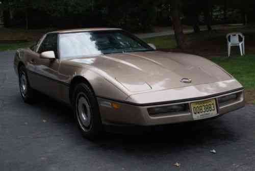 Chevrolet Corvette Brown Leather Interior 1984 For Sale Is
