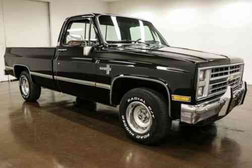 Chevrolet C10 Miles Black Pickup Truck 305 V8 Turbo 350 Used Classic Cars