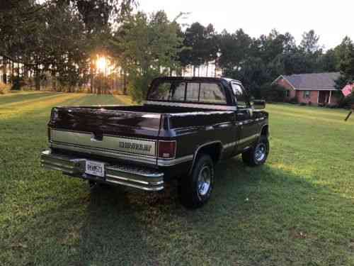 Chevrolet C K Pickup 1500 Silverado 1985 Chevy K10 4x4 Used Classic Cars