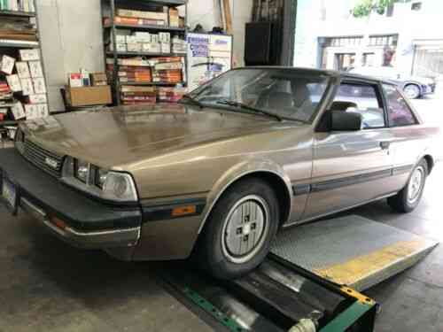 Original Owner 1985 Mazda 626 Coupe Beige Two Door Automatic Low Miles Air