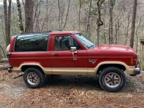 Ford Bronco Ii 1986 Eddie Bauer V6 4wd 80, 500 Miles -: Used Classic Cars