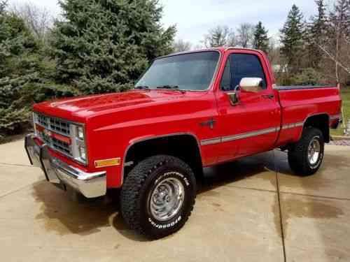 chevrolet c k pickup 1500 silverado 1987 chevy truck 4x4 350 used classic cars chevrolet c k pickup 1500 silverado