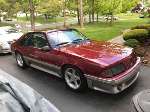 Ford Mustang (1990) I Have A Gt Strawberry With Grey: Used Classic Cars