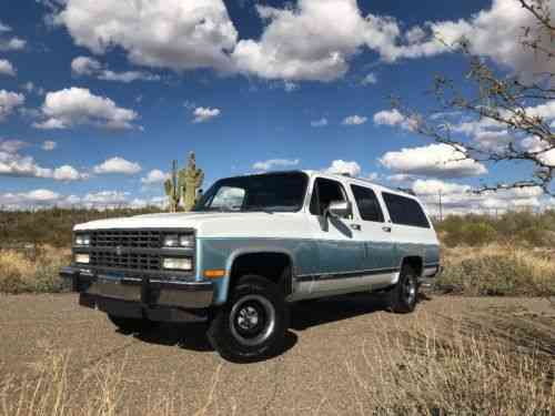 chevrolet suburban silverado 1991 chevy suburban 1500 4x4 used classic cars carscoms com