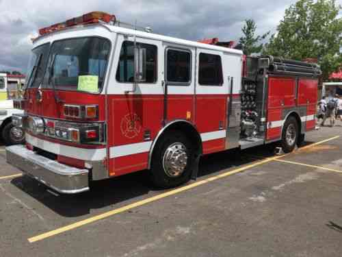 Sutphen Fire Truck (1991) International 4900 Chassis: Vans, SUVs, and ...