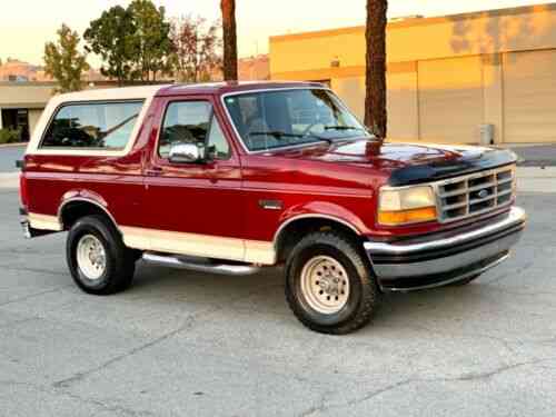 93 Ford Bronco Eddie Bauer. . . . Local Cali Truck. . .: Used Classic Cars