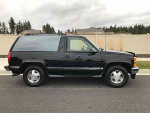 Chevrolet Blazer Silverado 2 Door Tahoe K5 Blazer Chevy Truck Gmc 1994